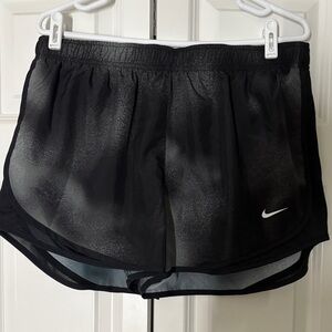 Nike Women's Black and Gray Athletic Shorts